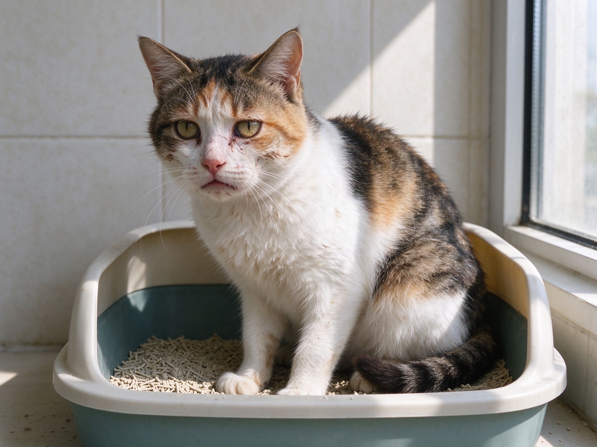 猫尿频、蹲砂盆很久,要警惕什么问题
