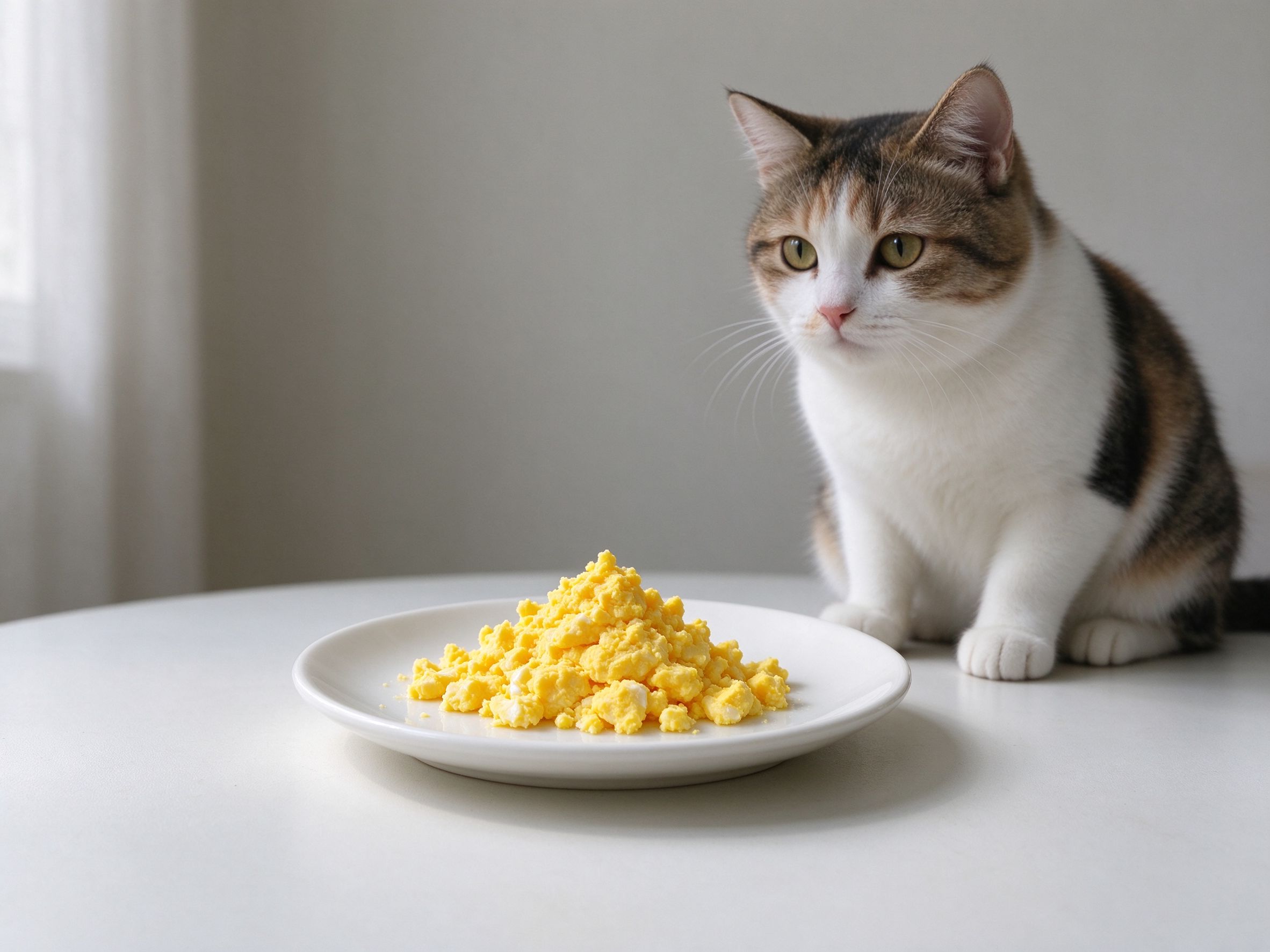 猫咪能不能吃煮熟的蛋黄，蛋白可以喂吗