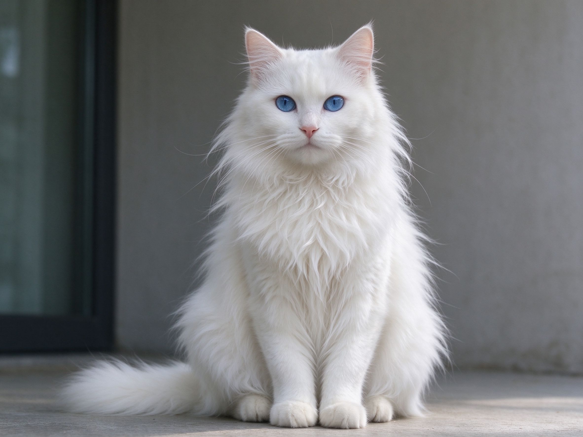 临清狮子猫好不好养，异瞳白猫有什么要注意