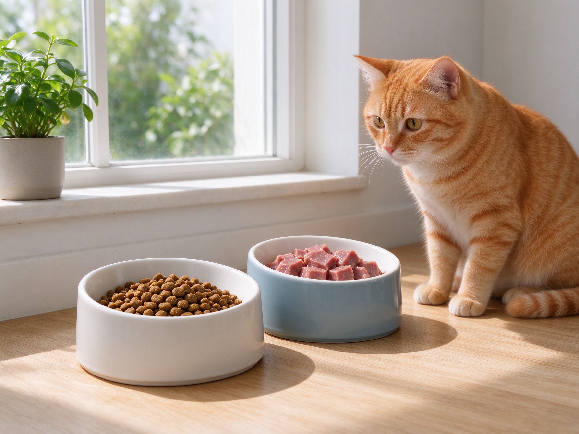 猫一天吃几顿合适,定时喂还是自助喂