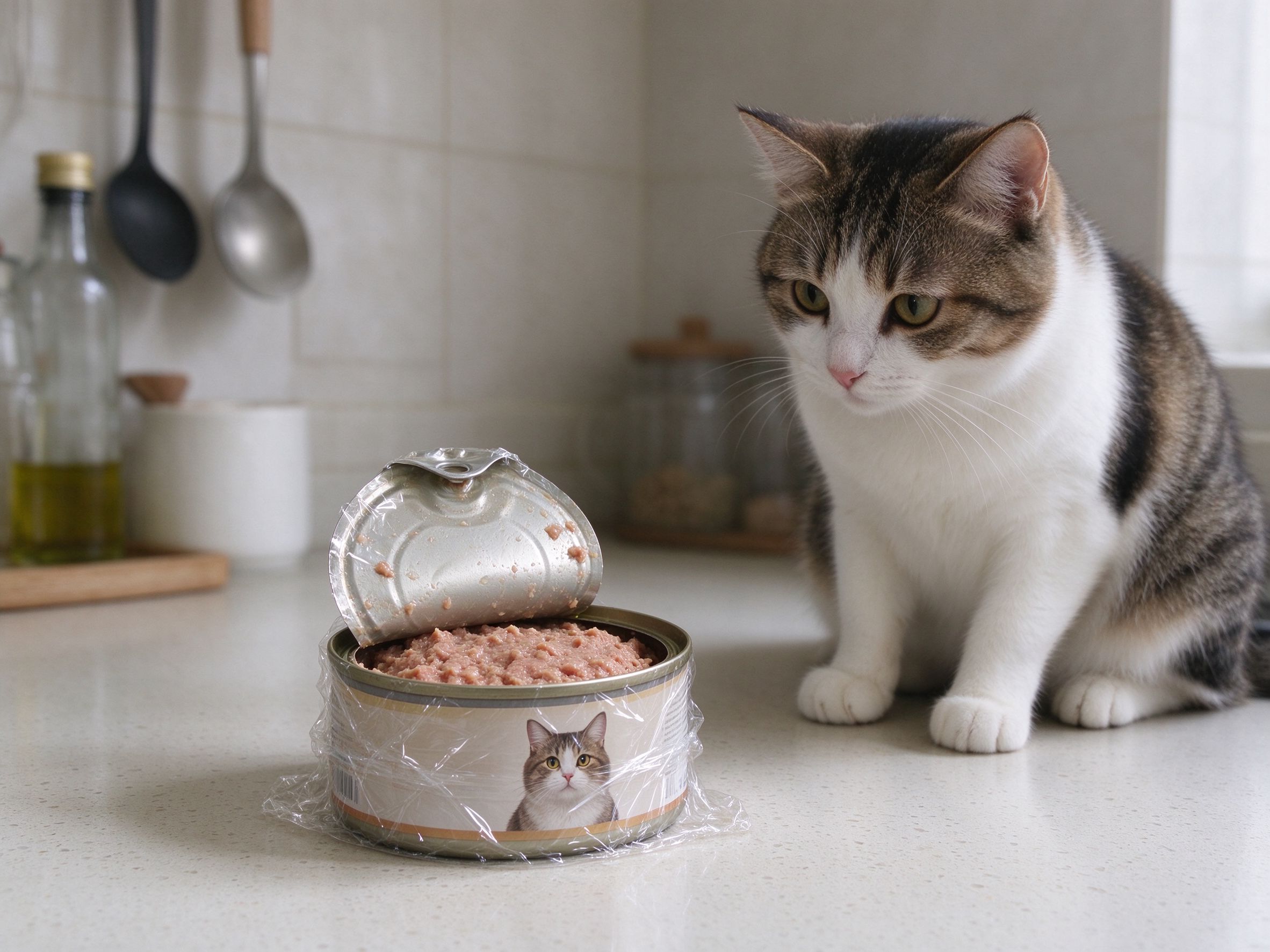 猫罐头一天开一罐吗,开封后怎么保存