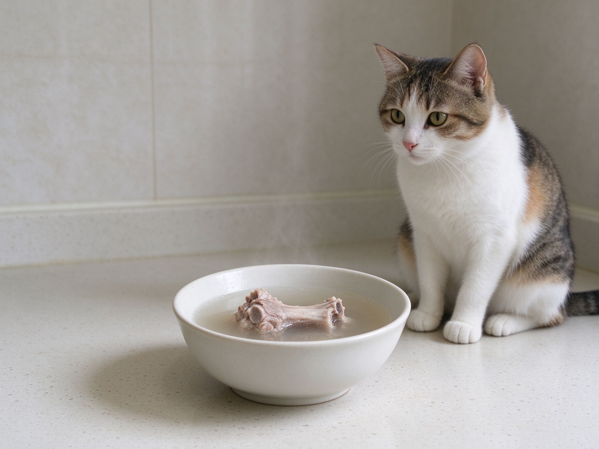 猫能不能喝骨头汤肉汤，无盐的能不能喂