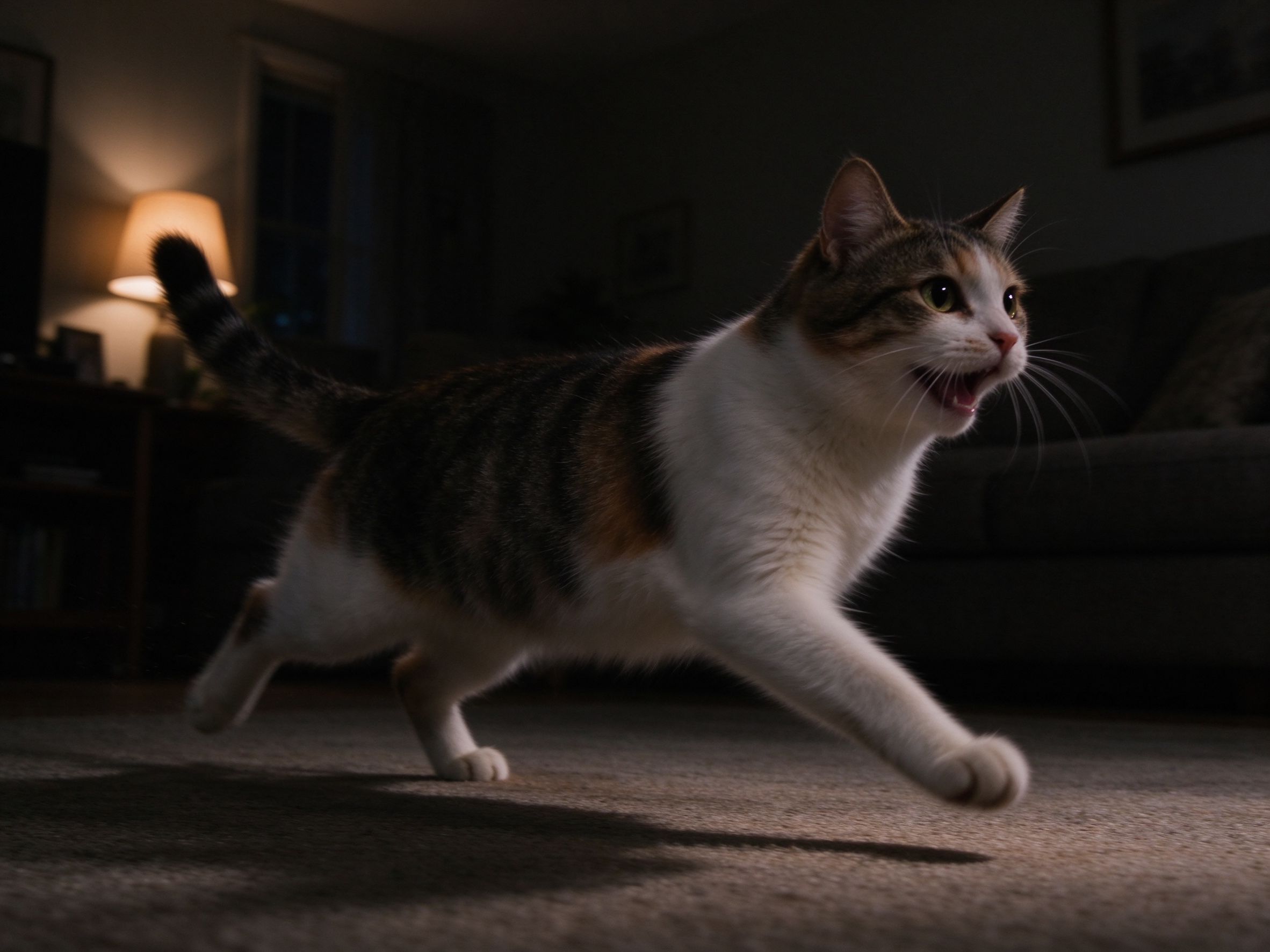 猫为什么半夜跑酷,怎么让猫晚上安静