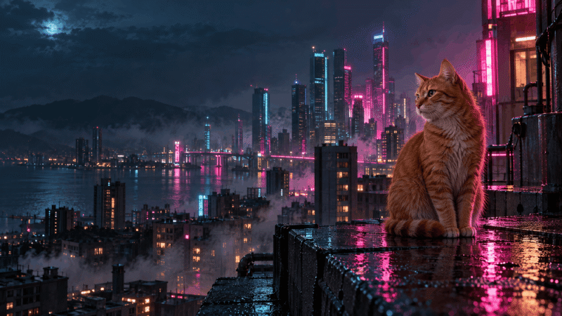 高清可爱橘猫图片合集，圆脸橘猫壁纸