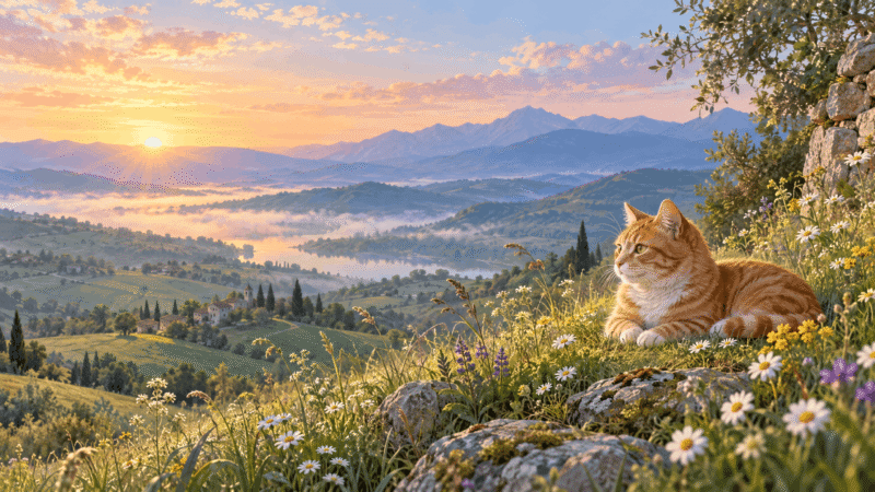 高清可爱橘猫图片合集，圆脸橘猫壁纸