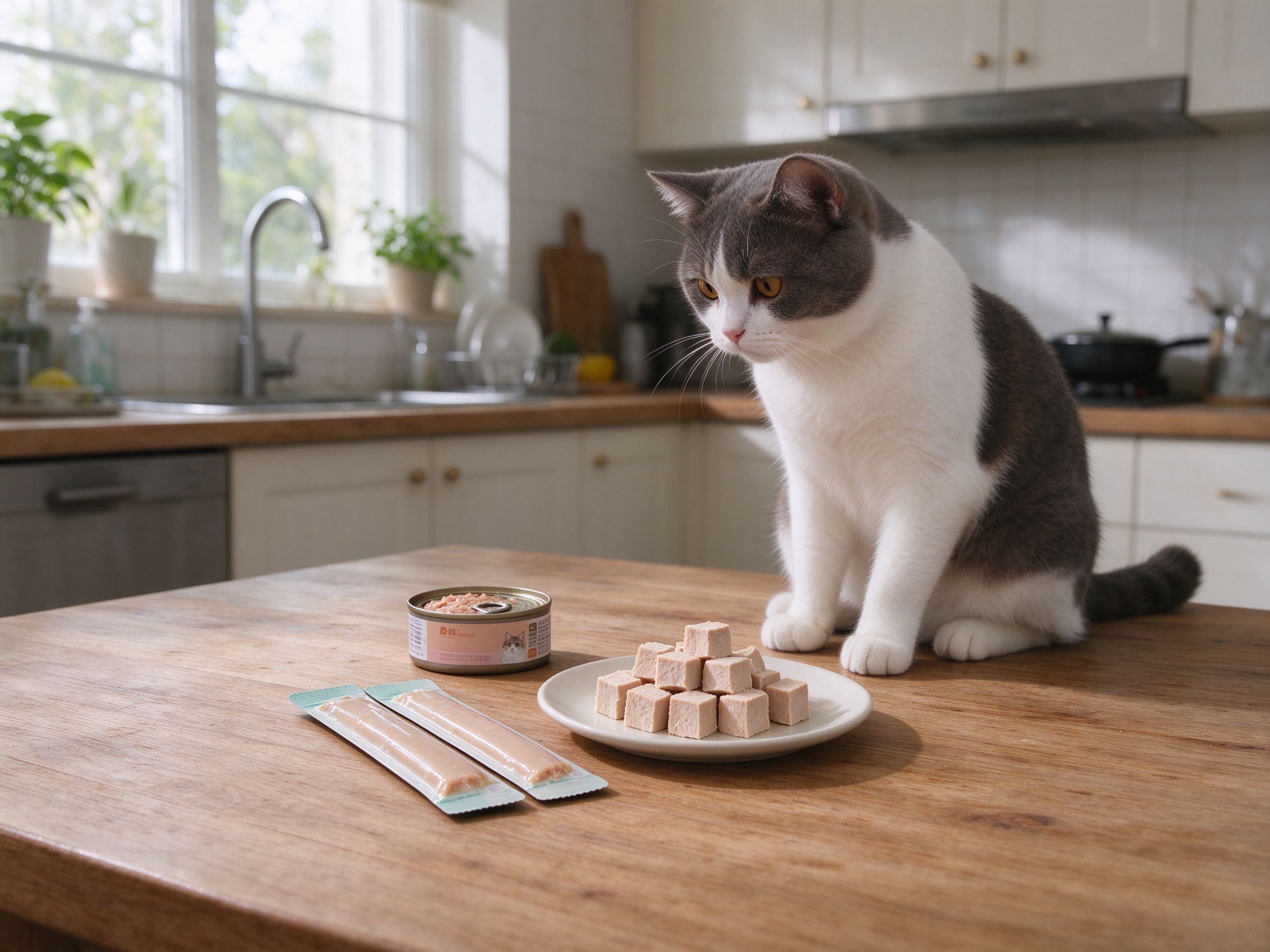 猫条、冻干、罐头这些零食一周喂几次合适